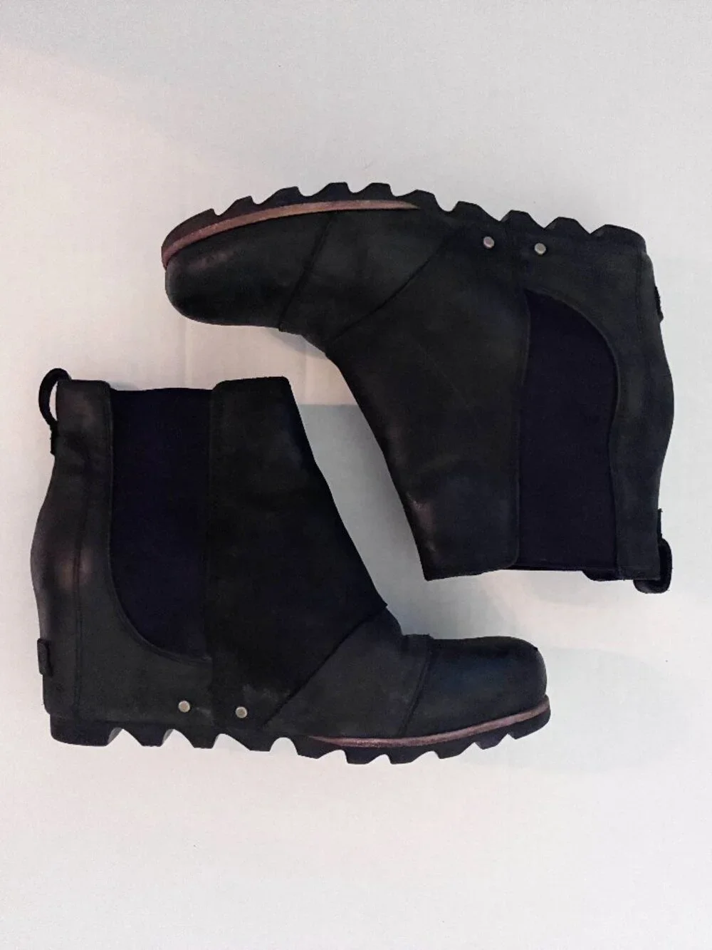 Sorel Lea Wedge Waterproof Chelsea Boot - 8.5 - Black